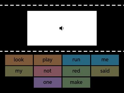 Sight Words - Part 3 (Pre-Kindergarten)
