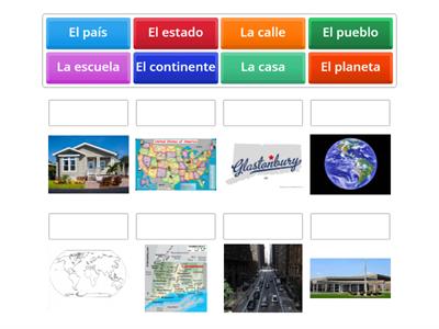 G3 El Mundo vocab