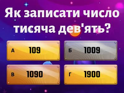  Нумерація чотирицифрових чисел. Тисяча.