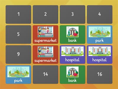 Places in the city (Preschool)