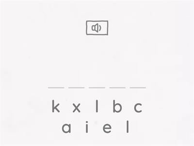 EC Unit 18 /l/ - polysyllabic word quiz