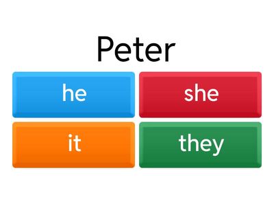 Personal pronouns Викторина 5th grade SK