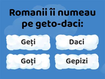 Recapitulare Geto-dacii Popișteanu