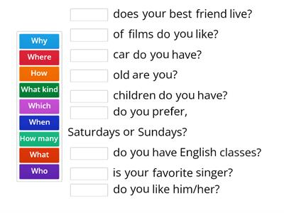 EF Elementary 3C question words