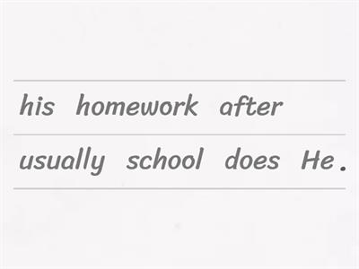 Adverbs of frequency