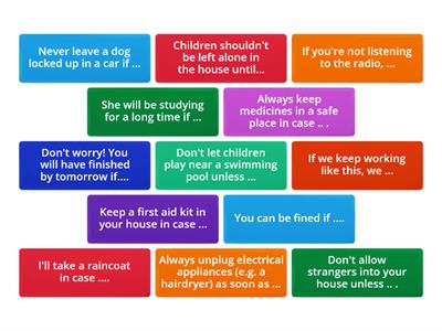 Conditionals & Future time Clauses 