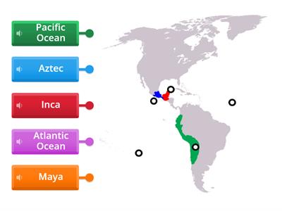Aztec  Inca  Maya Map LMS