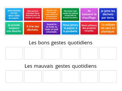 Les bons et mauvais gestes pour protéger l'environnement