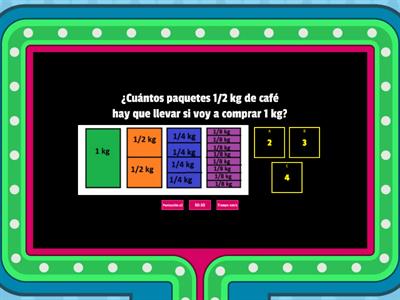 Fracciones: ¿cuántos paquetes necesito para armar el entero?