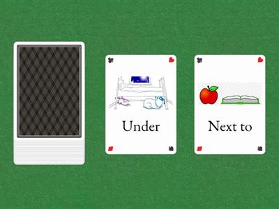 Random Cards of Prepositions