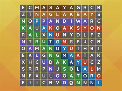 wordsearch Aktibiti 