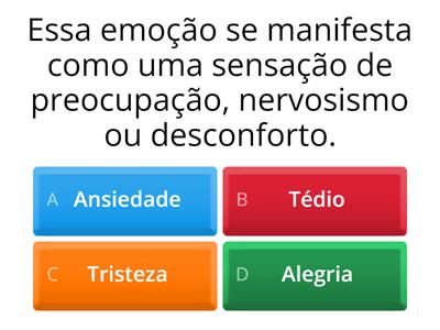 Descobrir o significado de cada emoção 