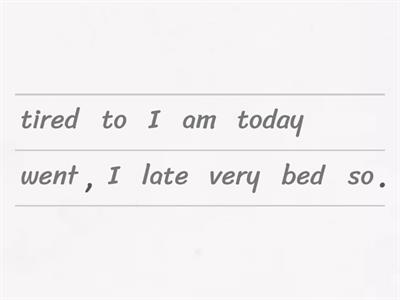 Create a compound sentence