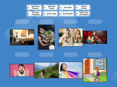 Match the words and phrases to the photos. Outcomes Elementary (p.33)