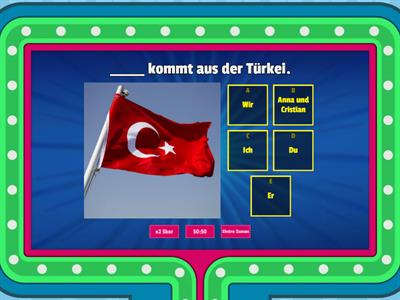 Almanca 1. Ünite Yarışması