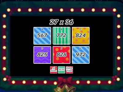  2 digit Multiplication Gameshow