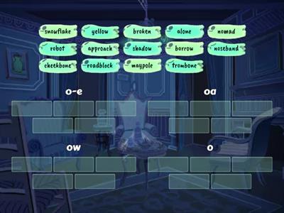 'oe' 2 syllable words