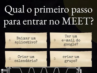 Testando o que você aprendeu sobre a plataforma do MEET