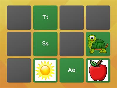 Match the letter to the picture 