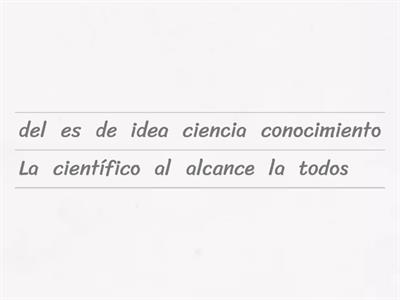 CIENCIA AL ALCANCE DE TODOS