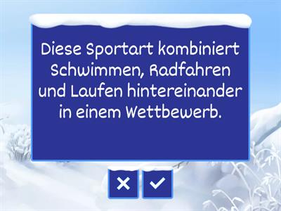 2.5.2 Sport und Freizeit - Sportarten (A2)