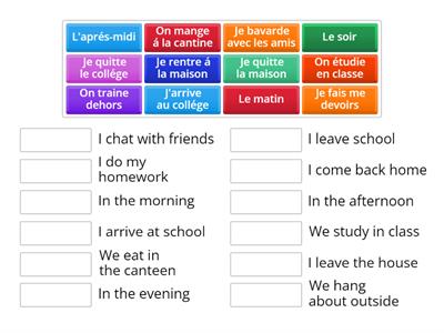 Daily Routine in French 
