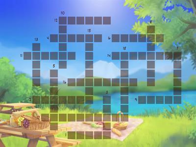 Crossword Suffix -er -or