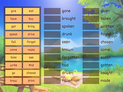 Past Participle Verb Match