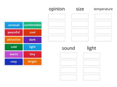 Prepare 3. Unit 4. adjectives to describe homes