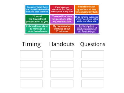 Presentation- Organization