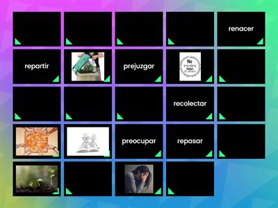 Matching pairs: Repaso de Prefijos y Sufijos