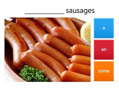 Countables / Uncountables a an some