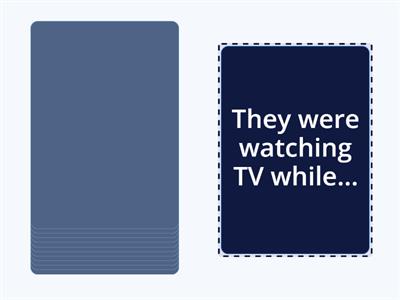  Past simple and past continuous (when/while)