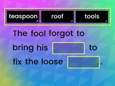 Long /oo/: oo Sentences