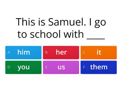 Personal Pronouns