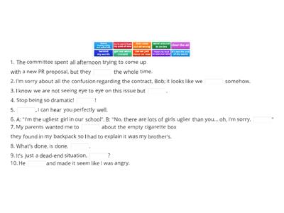 outcomes advanced unit 6 Arguments and discussions