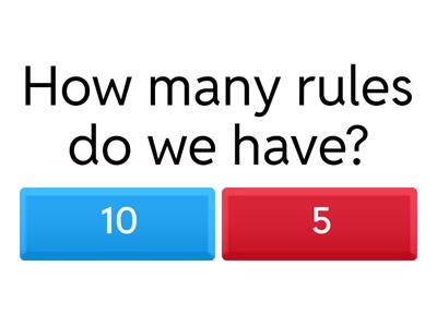 ClassRoom Rule Game