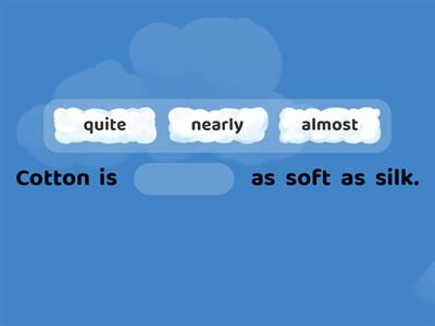 Modifying Comparison (as...as)