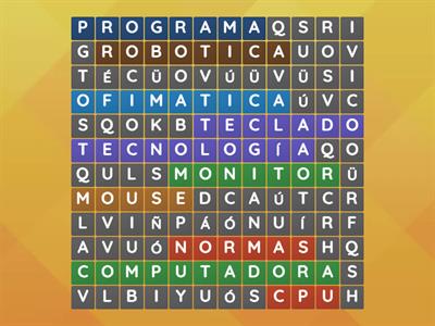 sopa de letras 2 grado 