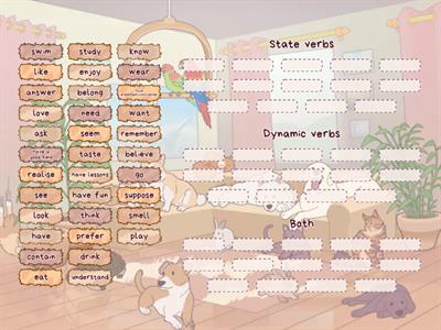 State and dynamic verbs B1