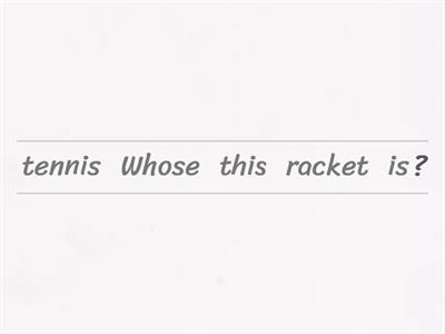 Whose? - Czyj? Czyja? Czyje?