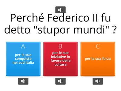 TEST VALUTATIVO FEDERICO II