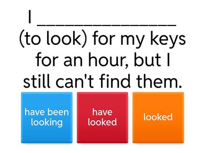 Present Perfect and Present Perfect Continuous Quiz