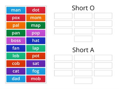 Short O vs. Short A