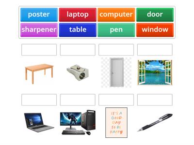 Classroom and classroom objects