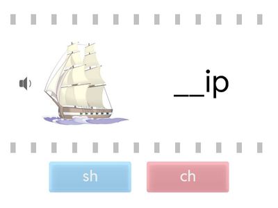 SH or CH listen and choose