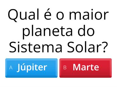Quiz Básico sobre o Sistema Solar