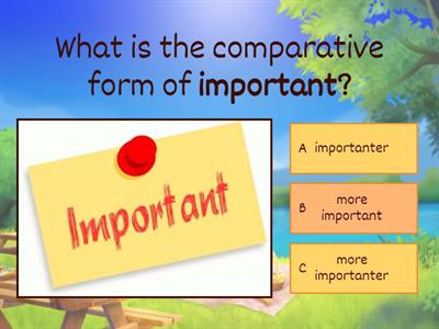 (Comparative Adjectives)