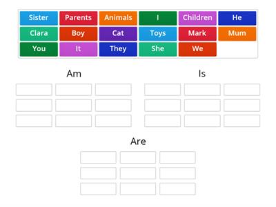 Am/Is/Are sort