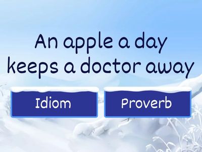 Idioms/ Proverb (G4-W6)